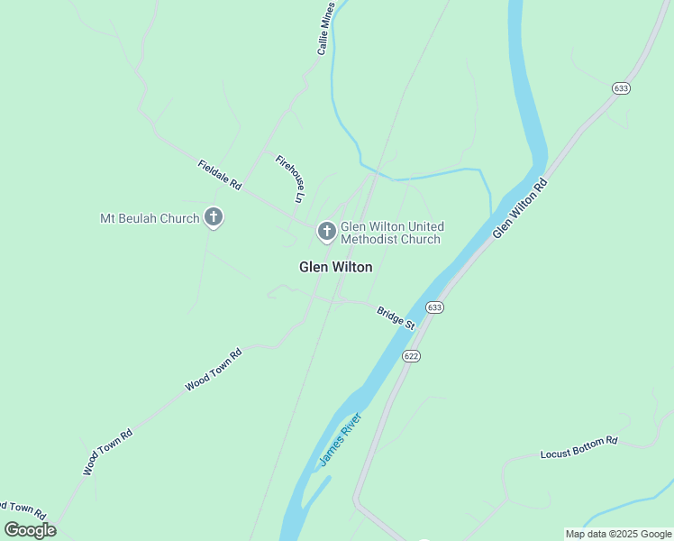 map of restaurants, bars, coffee shops, grocery stores, and more near in Glen Wilton