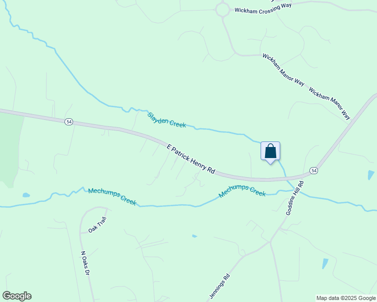 map of restaurants, bars, coffee shops, grocery stores, and more near 9222 East Patrick Henry Road in Ashland