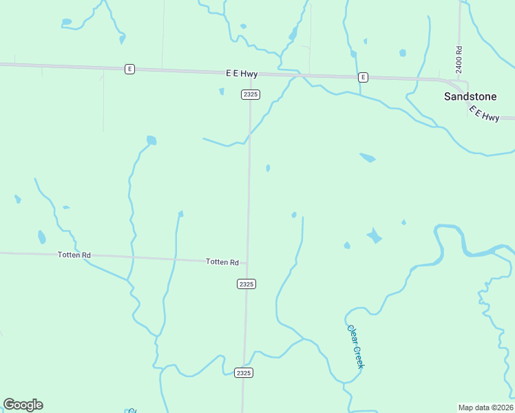 map of restaurants, bars, coffee shops, grocery stores, and more near County Road 2325 in Milo