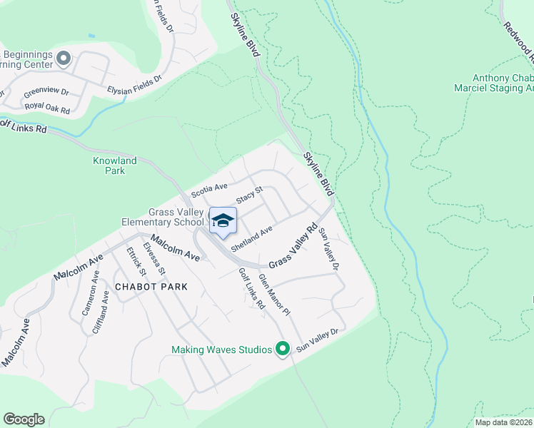 map of restaurants, bars, coffee shops, grocery stores, and more near 10919 Cotter Street in Oakland