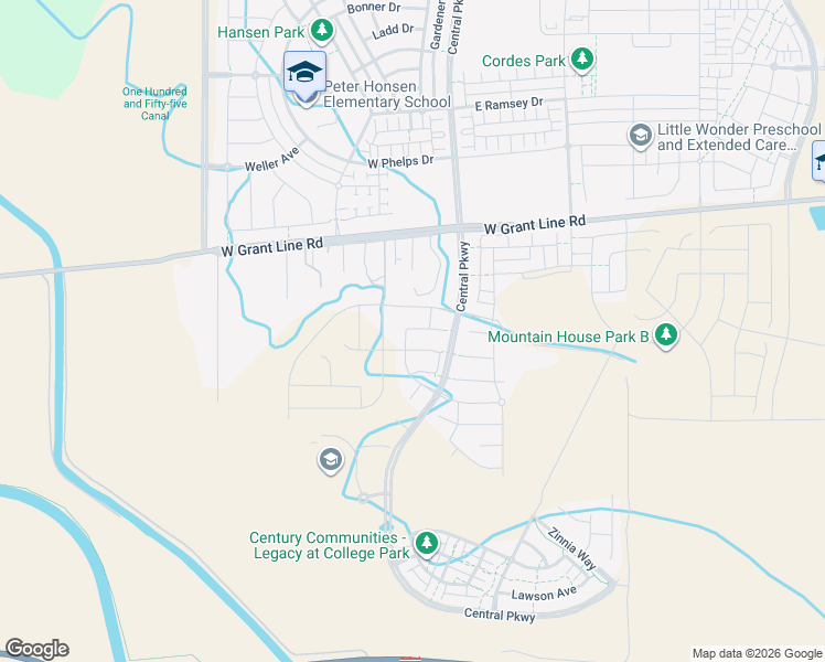 map of restaurants, bars, coffee shops, grocery stores, and more near 1825 South la Barbera Avenue in Tracy