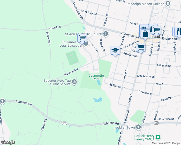 map of restaurants, bars, coffee shops, grocery stores, and more near 206 Beverly Road in Ashland