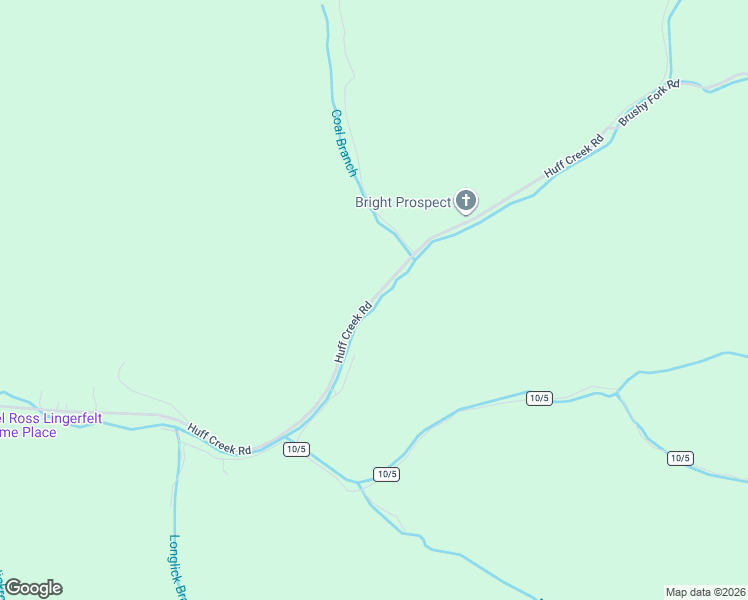 map of restaurants, bars, coffee shops, grocery stores, and more near 3725 Huff Creek Road in Cyclone