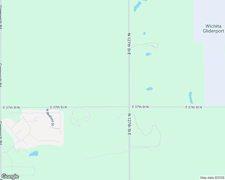 map of restaurants, bars, coffee shops, grocery stores, and more near 12514 East 37th Street North in Wichita