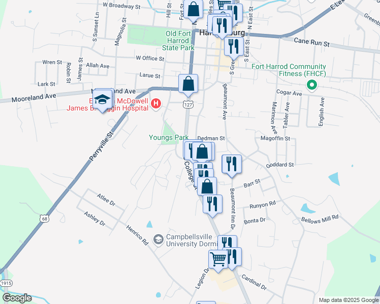 541 South College Street, Harrodsburg KY Walk Score