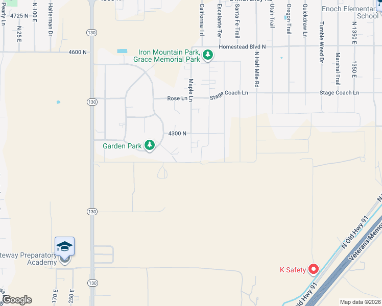 map of restaurants, bars, coffee shops, grocery stores, and more near 4236 Maple Lane in Enoch