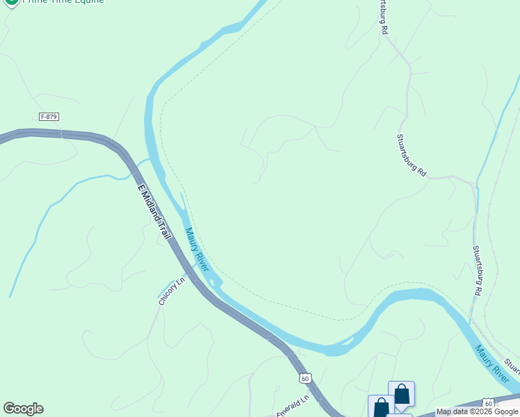 map of restaurants, bars, coffee shops, grocery stores, and more near 57 Trimble Trail in Buena Vista