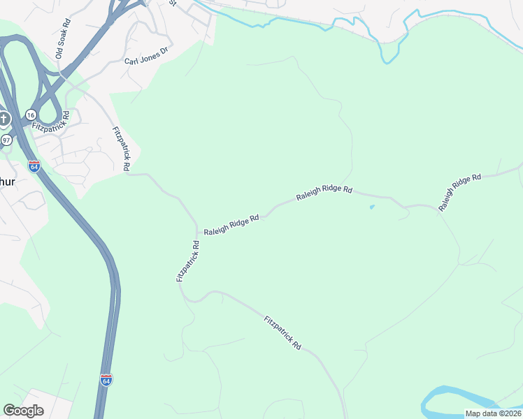 map of restaurants, bars, coffee shops, grocery stores, and more near 217 Raleigh Ridge Road in Beckley