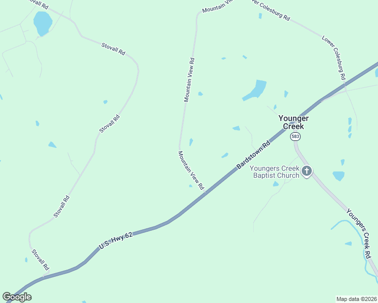 map of restaurants, bars, coffee shops, grocery stores, and more near 126 Mountain View Road in Elizabethtown