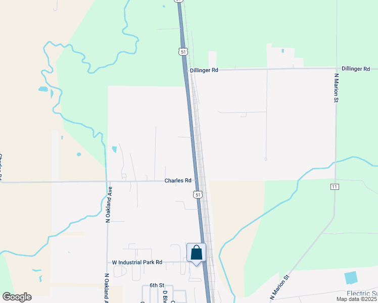 map of restaurants, bars, coffee shops, grocery stores, and more near 2100 North Illinois Avenue in Carbondale