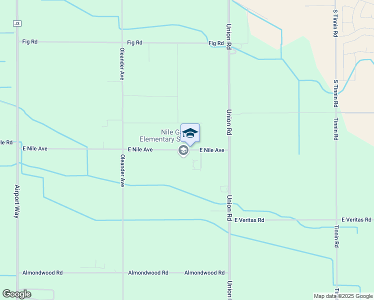 map of restaurants, bars, coffee shops, grocery stores, and more near 5700 East Nile Road in Manteca