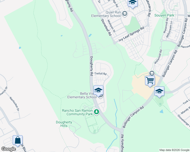 map of restaurants, bars, coffee shops, grocery stores, and more near in Contra Costa County