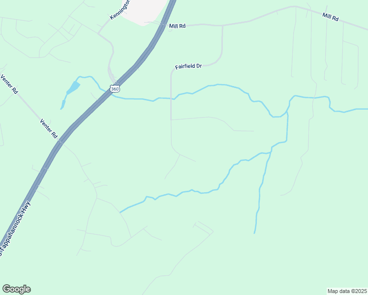 map of restaurants, bars, coffee shops, grocery stores, and more near 843 Fairfield Drive in King William