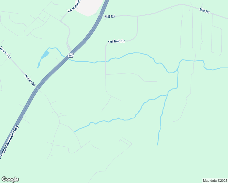 map of restaurants, bars, coffee shops, grocery stores, and more near 843 Fairfield Drive in King William