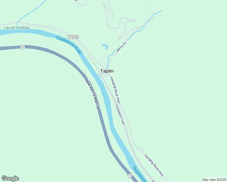 map of restaurants, bars, coffee shops, grocery stores, and more near 10406 Hanging Rock Highway in Lyburn