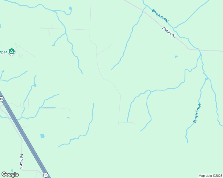 map of restaurants, bars, coffee shops, grocery stores, and more near 538 East 349th Road in Humansville