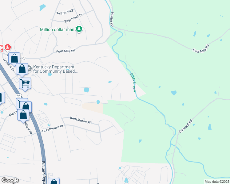map of restaurants, bars, coffee shops, grocery stores, and more near 741 Amanda Court in Richmond