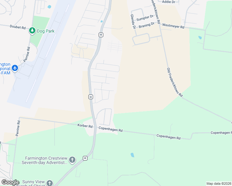 map of restaurants, bars, coffee shops, grocery stores, and more near 1442 Black Rock Lane in Farmington