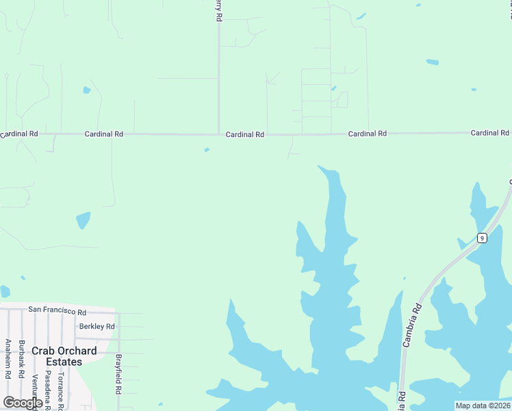 map of restaurants, bars, coffee shops, grocery stores, and more near 1042 Cardinal Road in Carbondale