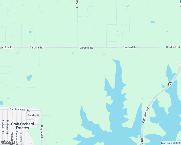 map of restaurants, bars, coffee shops, grocery stores, and more near 1042 Cardinal Road in Carbondale