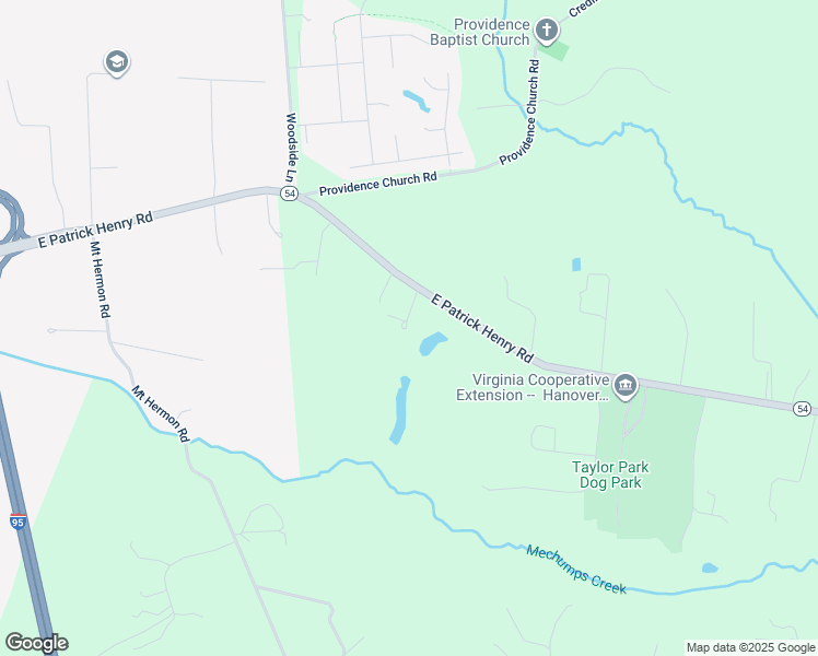 map of restaurants, bars, coffee shops, grocery stores, and more near 10067 East Patrick Henry Road in Ashland