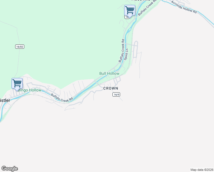 map of restaurants, bars, coffee shops, grocery stores, and more near 12 Birdhouse Way in Accoville