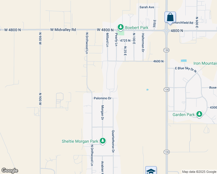 map of restaurants, bars, coffee shops, grocery stores, and more near 4436 Millard Lane in Enoch