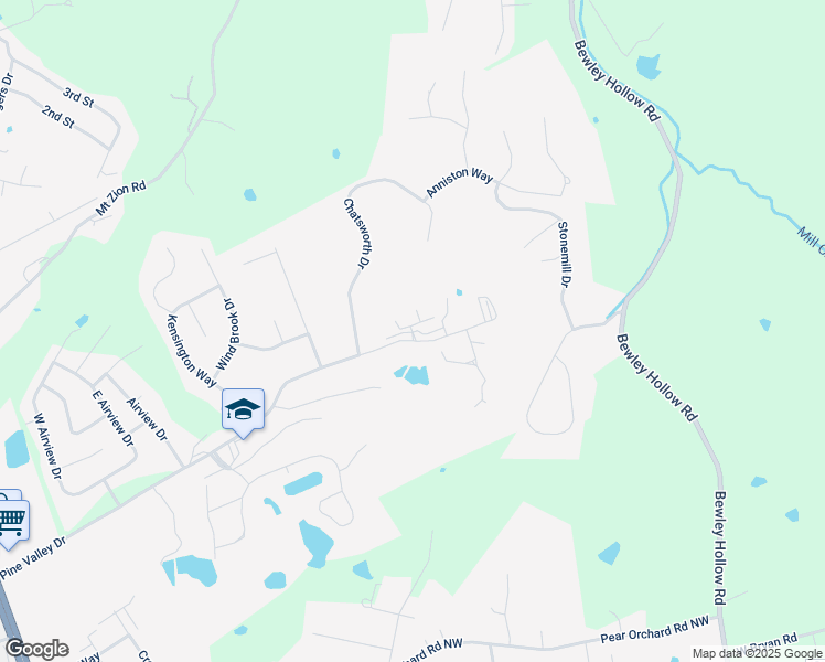 map of restaurants, bars, coffee shops, grocery stores, and more near 850 Pine Valley Drive in Elizabethtown