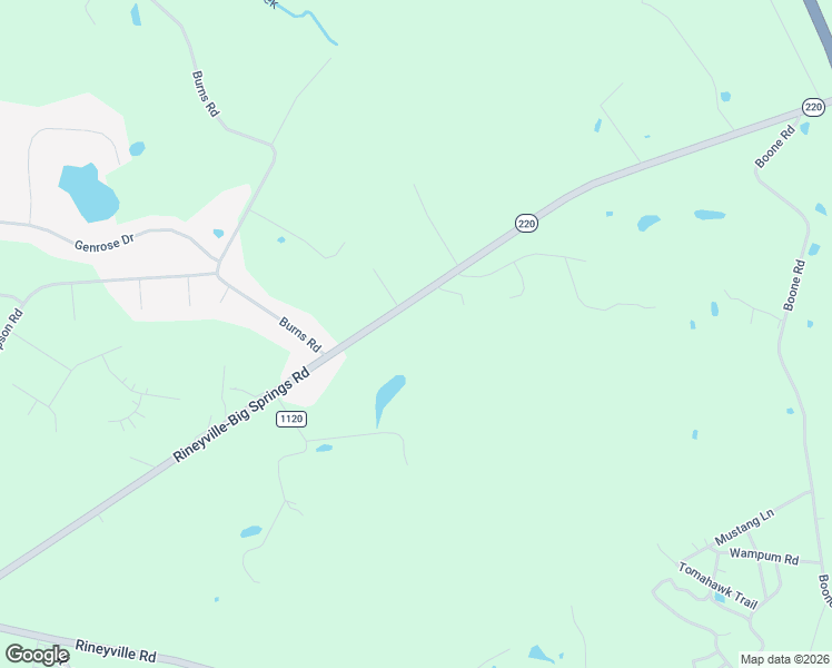 map of restaurants, bars, coffee shops, grocery stores, and more near 2377 Rineyville-Big Springs Road in Rineyville