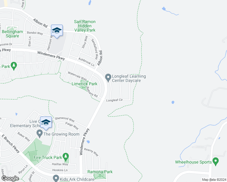 map of restaurants, bars, coffee shops, grocery stores, and more near in San Ramon