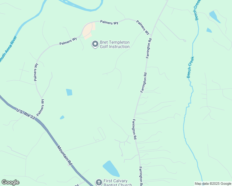 map of restaurants, bars, coffee shops, grocery stores, and more near 14555 Bud Lane in Glen Allen