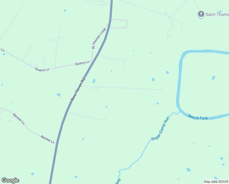 map of restaurants, bars, coffee shops, grocery stores, and more near 1101-1199 Foxfire Road in Bardstown