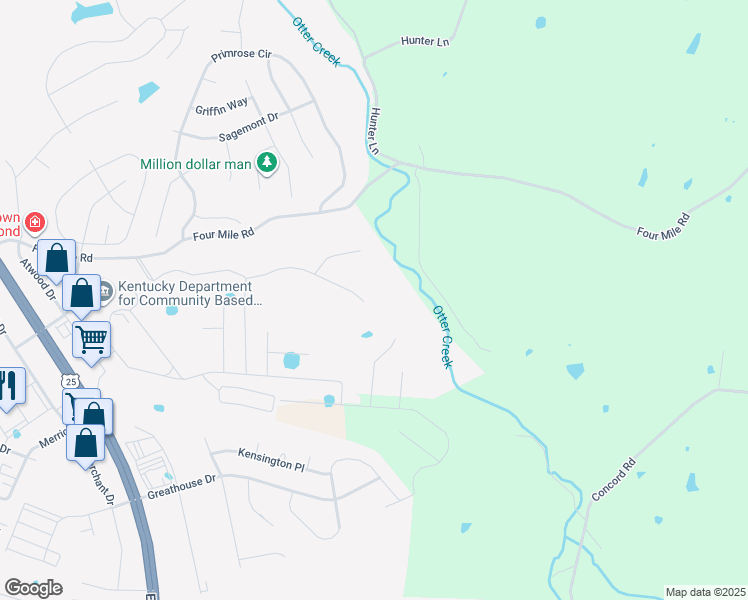 map of restaurants, bars, coffee shops, grocery stores, and more near 2326 Todd Road in Richmond