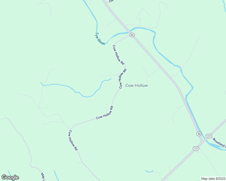 map of restaurants, bars, coffee shops, grocery stores, and more near 1339 Cow Hollow Road in Roseland