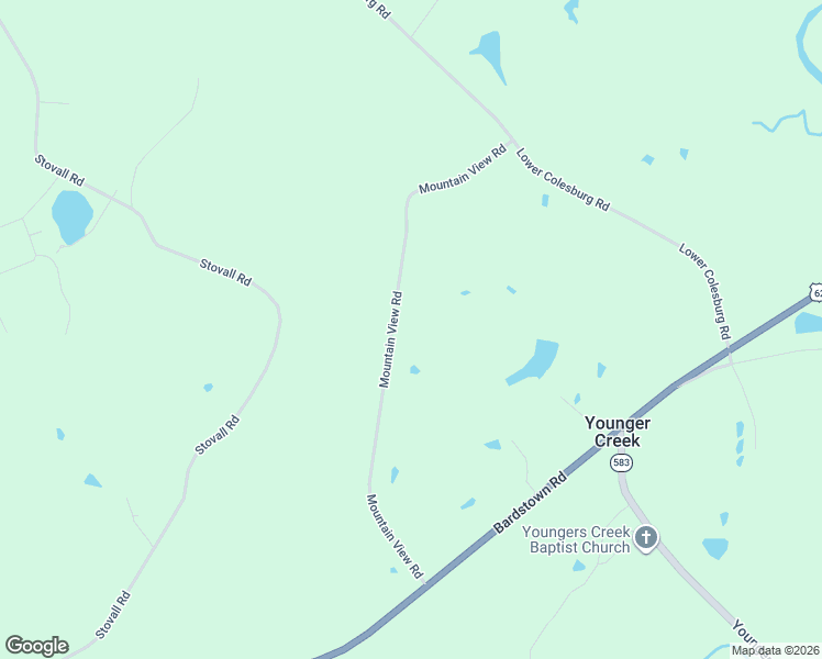 map of restaurants, bars, coffee shops, grocery stores, and more near 630 Mountain View Road in Elizabethtown