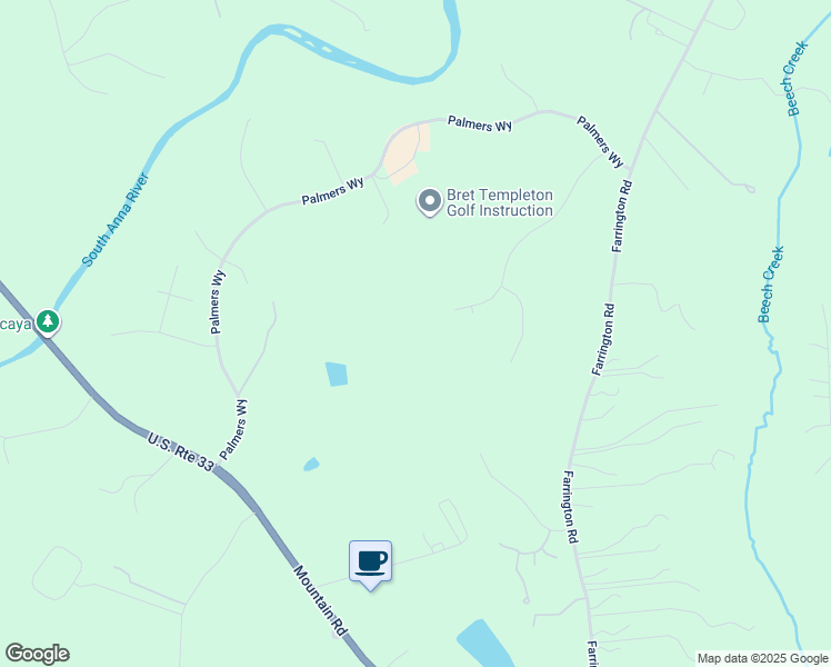 map of restaurants, bars, coffee shops, grocery stores, and more near 14548 Foxford Lane in Glen Allen