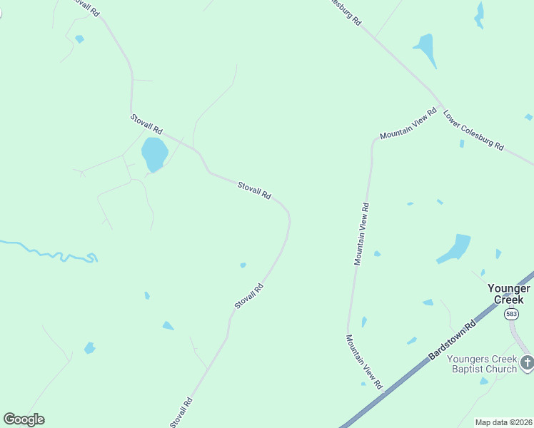 map of restaurants, bars, coffee shops, grocery stores, and more near 1122 Stovall Road in Elizabethtown