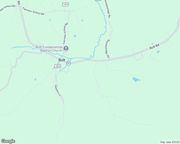 map of restaurants, bars, coffee shops, grocery stores, and more near 2103 Bolt Road in Fairdale