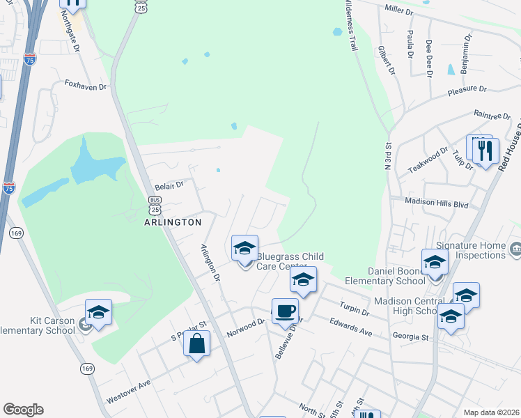 map of restaurants, bars, coffee shops, grocery stores, and more near 1504 Providence Road in Richmond