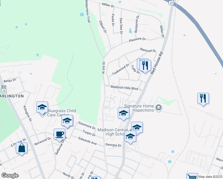 map of restaurants, bars, coffee shops, grocery stores, and more near 752 North 3rd Street in Richmond