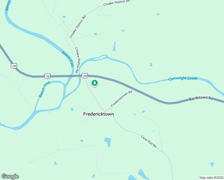 map of restaurants, bars, coffee shops, grocery stores, and more near 146 Old Fredericktown-Bardstown Road in Springfield