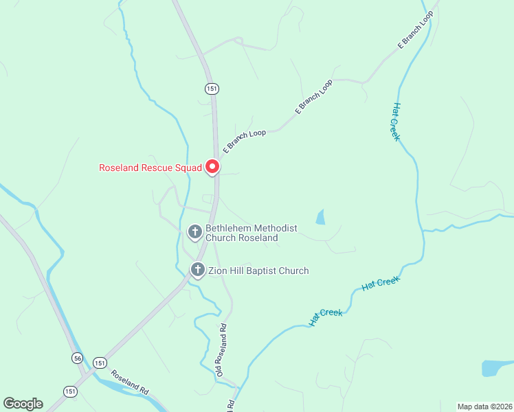 map of restaurants, bars, coffee shops, grocery stores, and more near Honeysuckle Lane in Roseland