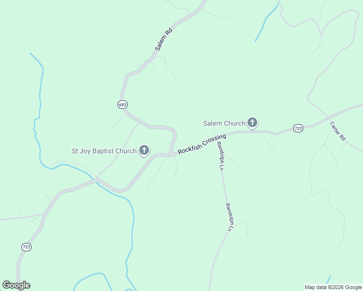 map of restaurants, bars, coffee shops, grocery stores, and more near 117 Rockfish Crossing in Schuyler