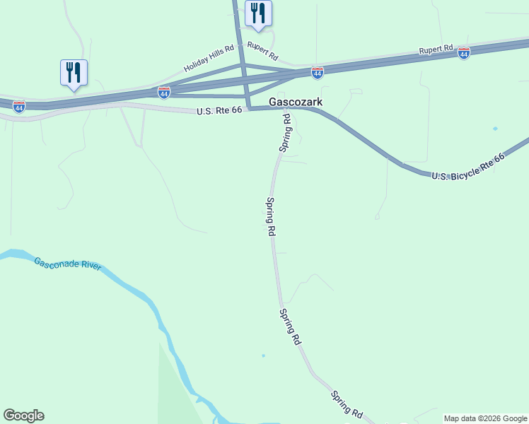 map of restaurants, bars, coffee shops, grocery stores, and more near 26869-27169 Spring Road in Richland