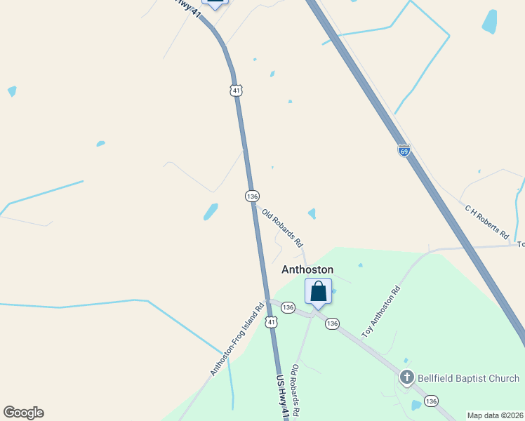 map of restaurants, bars, coffee shops, grocery stores, and more near 10582 U.S. 41 in Henderson