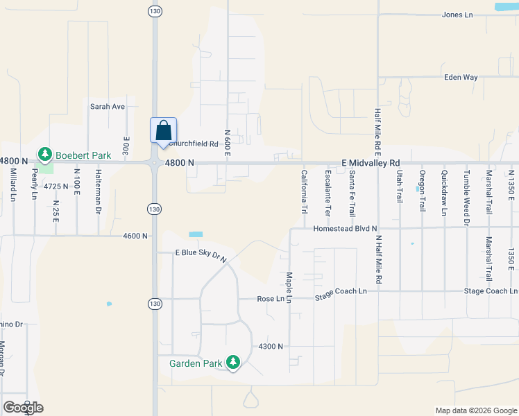 map of restaurants, bars, coffee shops, grocery stores, and more near in Enoch