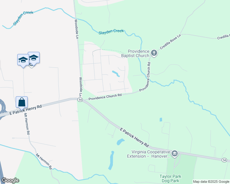 map of restaurants, bars, coffee shops, grocery stores, and more near 10797 Providence Woods Ln in Ashland