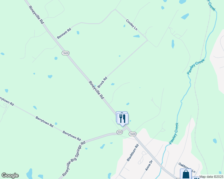 map of restaurants, bars, coffee shops, grocery stores, and more near 139 Huntington Lane in Rineyville