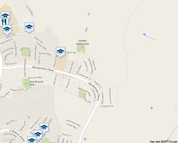 map of restaurants, bars, coffee shops, grocery stores, and more near 3700 Vindara Ln in San Ramon