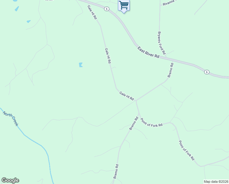 map of restaurants, bars, coffee shops, grocery stores, and more near 714 Gale Hill Road in Fork Union